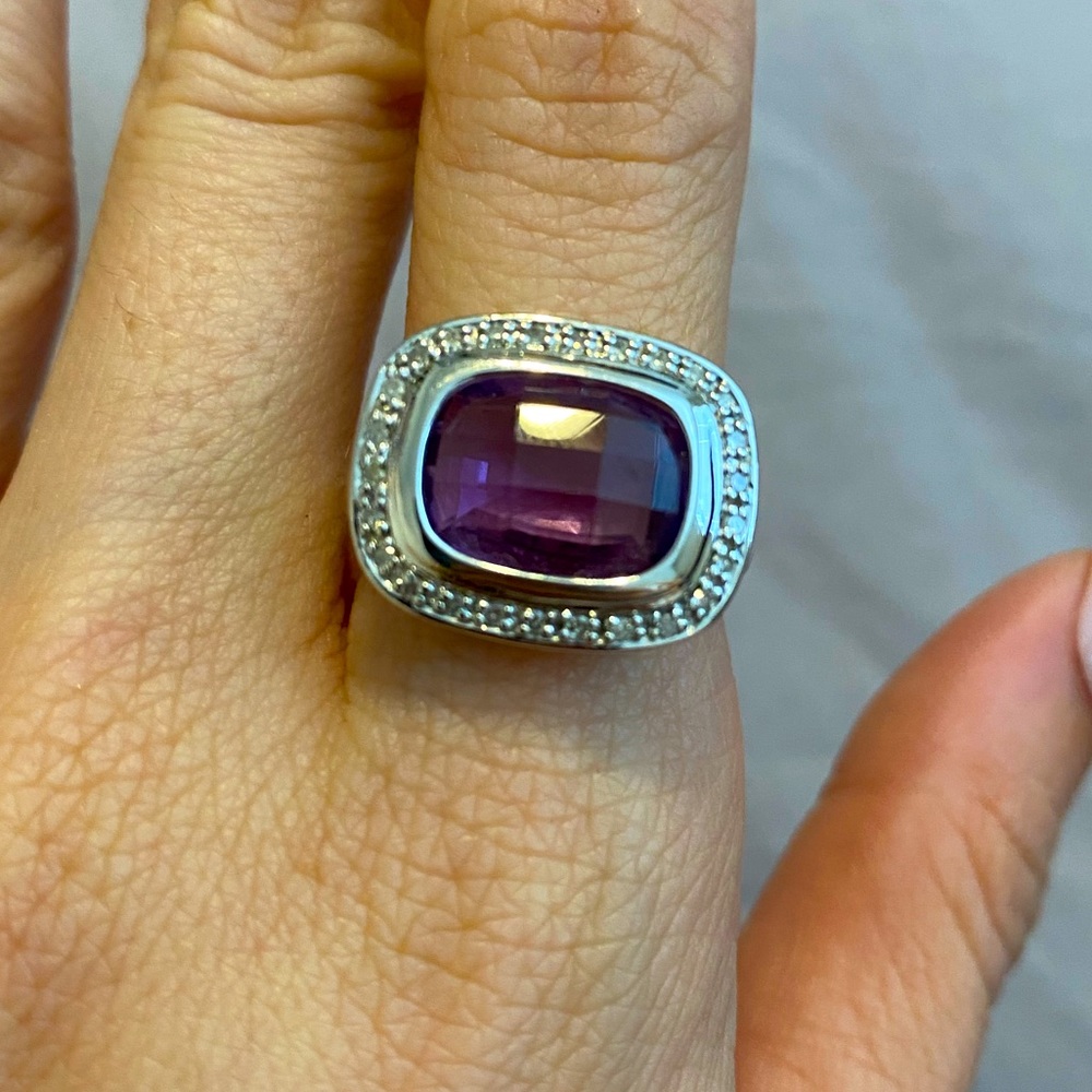 Brighton gorgeous purple crystal ring